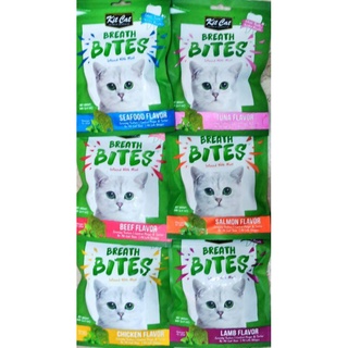 Pet Food✁﹊♠Kitcat Breath Bites Cat Treat60g