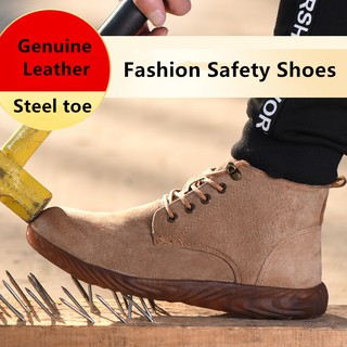 【Boom promotion】safety boots Labor insurance steel toe breathable anti-mite shoes work