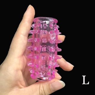 Adjustable Big Cock Ring Reusable Silicone Long Condom Penis Sleeve Delay Ejaculation Time Lasting (1)