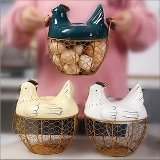【Local Shipment】Mesh egg storage basket kitchen storage basket (3)