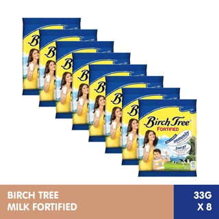 Birch Tree Milk Fortified 33g x 8