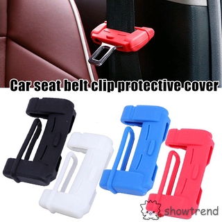 Car Seat Belt Buckle Clip Silicone Anti-Scratch Safety Cover Protective Accessories