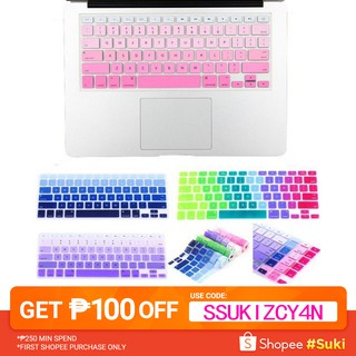 Gradient Colors Silicon Keyboard Keypad Skin Protector for the Mac the Book Air (1)