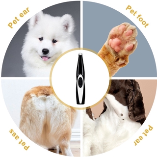 Low Noise Electric Pet dog foot hair shaver cat dog ear hair shaver foot hair electric scissors USB interface pet hair clipper