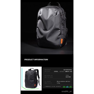 TangcoolMen's Backpack Trendy Casual Travel Bag Large-Capacity Backpack Sports Fashion Women's Commu (6)