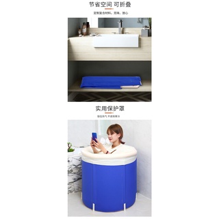 Bathroom Tub Portable Folding Tub Adult Hot Tub Large Tub Barrel (9)