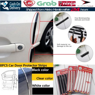 8PCS/SET Car Door Protector Strips Anti Collision Door Guard