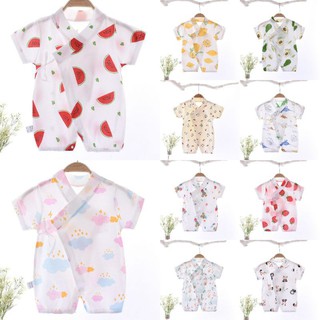 Baby Clothes Summer Rompers Baby One Piece Cotton Romper Japanese Style Kimono Romper Baby Boy Baby Girl Clothes Toddler Tracksuit