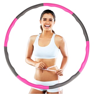 <Fast Delivery>Adult Hula Hoop Removable Fitness Exercise Hula Hoop Thin Waist Fitness