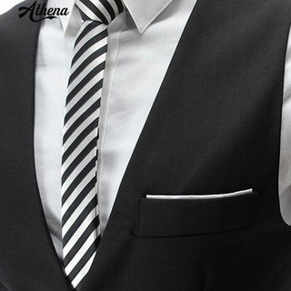 [COD] Men's Formal Business Slim Fit V-neck Solid Single-Breasted Vest Suit Waistcoat (5)