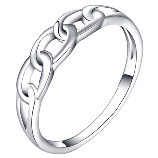 Silver Kingdom 92.5 Italy Silver Korean Fashion Japan Jewelry Accessory Ladies' Ring R263