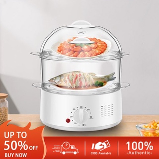Caribbean electric steamer multi-function household 2-layer large-capacity timed steaming vegetables