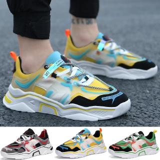 Men's Fashion Casual Breathable Mesh Running Shoes Student Comfortable Sports Shoes Sneakers 39-45