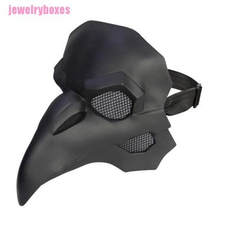 jewelryboxes☺ Plague Doctor Bird Mask Long Nose Beak Steampunk Halloween Costume Props Gothic