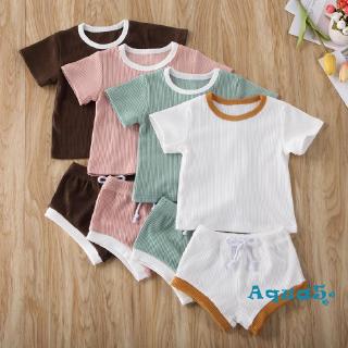 ✿ℛNewborn Baby Boy Girl Outfits Clothes Set T-shirt Tops & Shorts Pants Sunsuit (2)