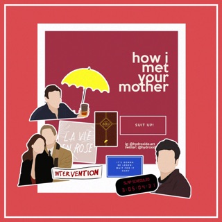 How I Met Your Mother Sticker Pack by hydroxideart