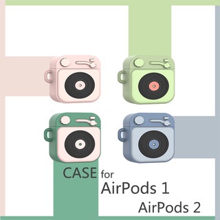 Silicone Case for Apple AirPods 1 & 2, AirPods Case AirPods 2 Gen Cover with Lanyard,Christmas Gift