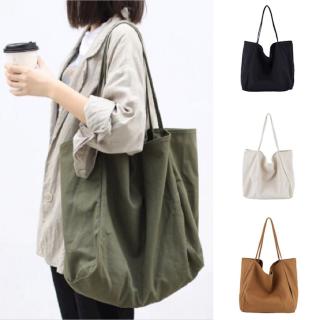 Women Korean Tote Bag Canvas Bag Shoulder Bag Fabric Bag Handbag COD