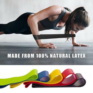 Set Of 5 Resistance Bands Loop Exercise Workout CrossFit Fitness Stretching Yoga