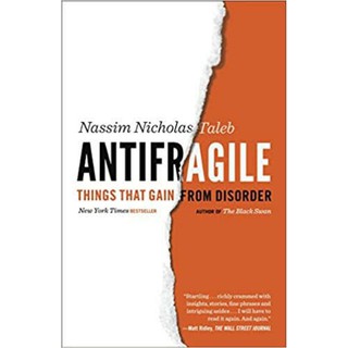 Antifragile Things That Gain from Disorder by Nassim Nicholas Taleb Book Paper HVS in English for Education