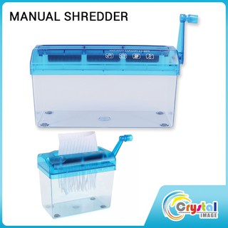 Manual Paper Shredder A4 size 3mm strips High Quality Hand Shredder