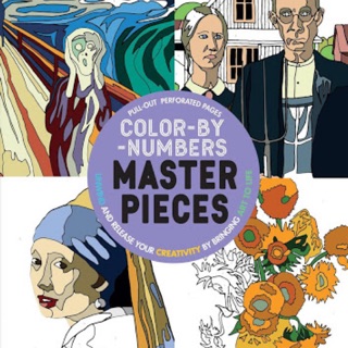 Color By Numbers Masterpieces Coloring Book