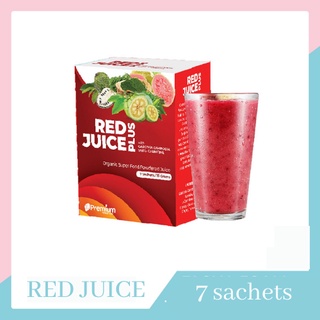 Red Juice Plus (7 Sachets or good for 3-4 Liters) Organic Super Food Powdered Juice with Garciniaa