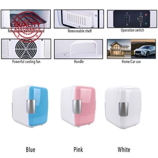4L Car Liter Car Refrigerator Mini Heating And Cooling Small Dual-Use Dormitory Small E7Z6 7YEv