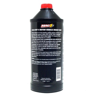Automobile oils and lubricants MAG 1 DOT-4 Premium Brake Fluid 1qt (946ml) PN#130 (2)