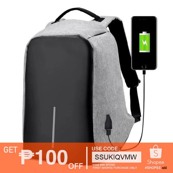 Backpack USB Charging Bag Anti-theft Waterproof Backpack