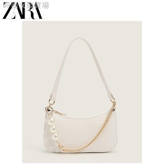 Zara Women Bag 2021 Tide Summer Pearl Chain Pack