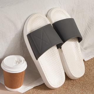 Women's Korean Fashion Trend Breathable Slippers for Women, Cool Slippers for Home Use in Summer, Indoor Bath, Antiskid Bathroom, Slippers for Lovers, Home Men