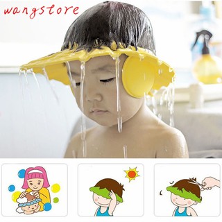 Baby Safe Shampoo Shower Adjustable Hat Wash Hair Eye Shield