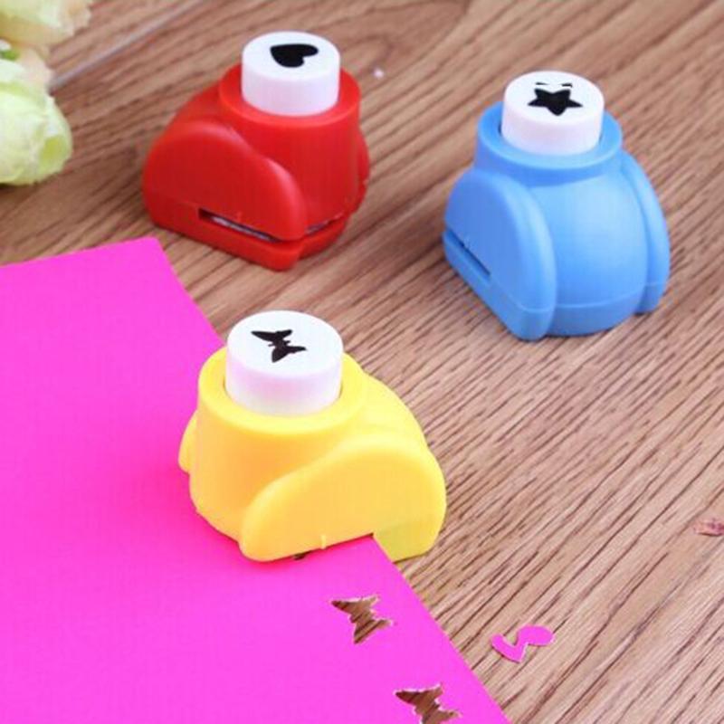 %#DIY Printing Paper Heart Shapes Craft Toy Puncher Scrapbooking Pattern Toy For kid