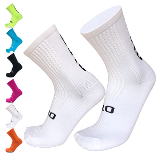 【COD & READY STOCK】Unisex Outdoor Cycling Socks Bicycle Basketball Running Climbing Stockings Sweat-absorbent and Breathable