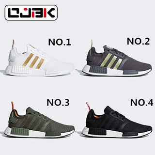 ☬* Ready Stock*4color ori Adidas NMD Boost R1 PK Running shoes Women Men Sneakers