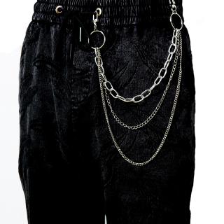Punk Style Multilayer Chain Pants