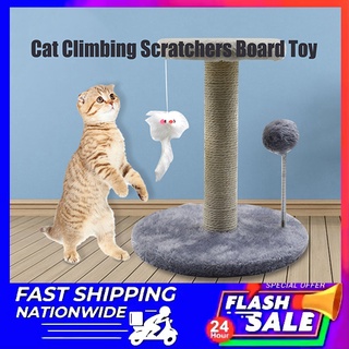 In stock COD Double Layers Cat Climbing Scratchers Board Toy