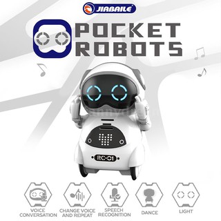 F&D 939A Pocket Robot Talking Interactive Dialogue Voice Recognition Record Singing Dancing Telling