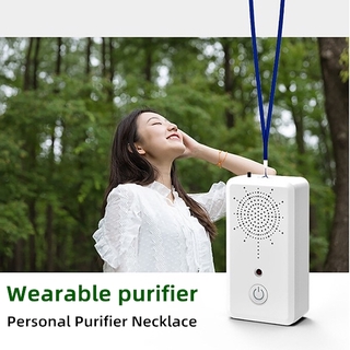 Wearable Negative Ion Air Purifier USB Ioniser Air Fresher Personal Ionizer Necklace Hanging Air Cleaner Smoke Filter