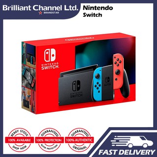 Nintendo - Switch with Neon Blue & Neon Red Joy-Con