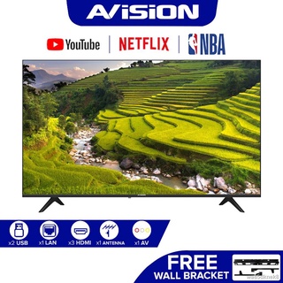 ✴✴【Happy shopping】 Avision 55 Inch Frameless 4K Smart Digital Bluetooth Led TV w/ Built-in Netflix