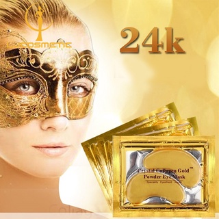 1 Pair 24K Gold Eye Mask Crystal Collagen Gold Eye Mask