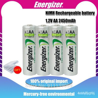 100% original Energizer AA Rechargeable Battery 1.2V 2450mAh For electronic cameras, cameras toys Ni