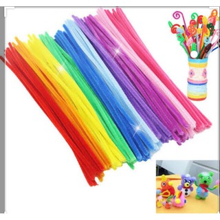 Assorted Colors Bendable Art Chenille Pipe Cleaners
