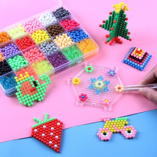 3000 pcs (15 Colors) DIY Water Magic Sticky Beads With Accessories Set (1)