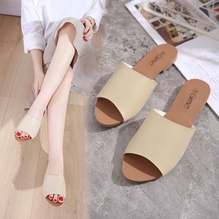 [LIN] Korean style fashion flat sandals givi ladies sandals