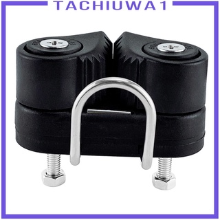 [TACHIUWA1] Black Composite Sailboat Cam Cleat for 3-12mm Rope Breaking Load 900kg