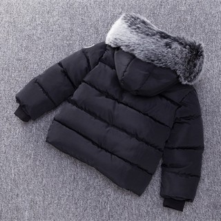 Luxury Winter Baby Boys Girls Winter Coat Thick Padded Jacket Children Warm Hooded Coat Outerwear vx (3)