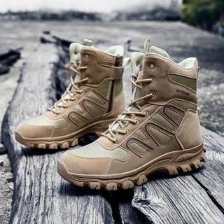[COD] Tactical Boots Combat Boots high-top Safety boots men shoes outdoor Hiking shoes desert boots Martin boots